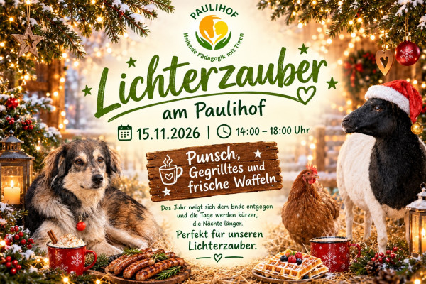 Lichterzauber - 15.11.2026 - Herzliche Einladung